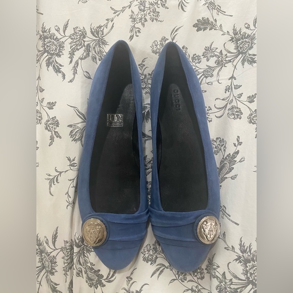 Gucci Suede Vintage Flats BNIB - Picture 4 of 5